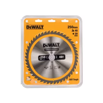   DEWALT CONSTRUCTION Disc de ferăstrău pentru lemn cu cuie 250 x 30 x 3,0 mm / 48T