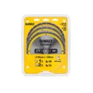 DEWALT CONSTRUCTION SET DISCURI FERĂSTRĂU 3 PIESE CU VÂRFURI PENTRU LEMN 216 x 30 x 2,6 mm / 2 x 24T + 40T