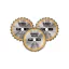 DEWALT CONSTRUCTION Set de discuri de ferăstrău, 3 piese, pentru lemn cu cuie, 250 x 30 x 2,6 mm / 2 x 24T + 48T