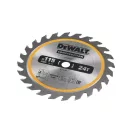 DEWALT CONSTRUCTION Disc de ferăstrău pentru lemn cu cuie 115 x 9,5 x 1,5 mm / 24T