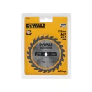 DEWALT CONSTRUCTION Disc de ferăstrău pentru lemn cu cuie 115 x 9,5 x 1,5 mm / 24T