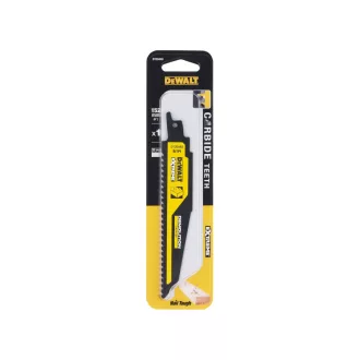   DEWALT EXTREME Lamă pentru ferăstrău sabie pentru lemn cu cuie 152 mm / 6TPI cu dinți din carbură