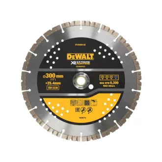   DEWALT EXTREME XR Disc diamantat de tăiere universal 300 x 25,4 mm, segmentat