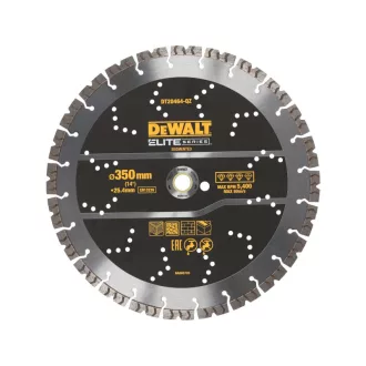   DEWALT ELITE Disc diamantat universal segmentat 355 x 25,4 mm