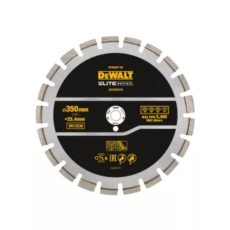   DEWALT ELITE Disc diamantat segmentat pentru asfalt 355 x 25,4 mm