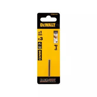   DEWALT BLACK & GOLD Burghiu spirală 1,0 x 34/12 mm HSS (3 buc)