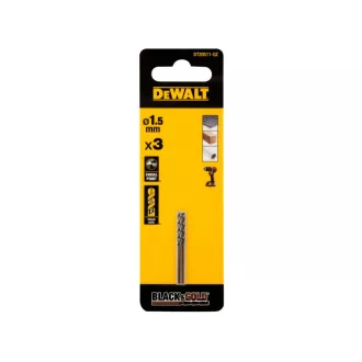   DEWALT BLACK & GOLD Burghiu spirală 1,5 x 40/18 mm HSS (3 buc)