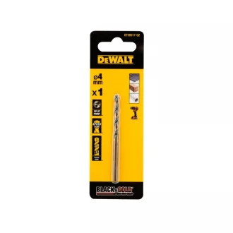 DEWALT BLACK & GOLD Burghiu spirală 4,0 x 75/43 mm HSS