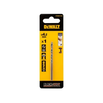 DEWALT BLACK & GOLD BURGHIE SPIRALATĂ 4,2 x 75/43 mm HSS