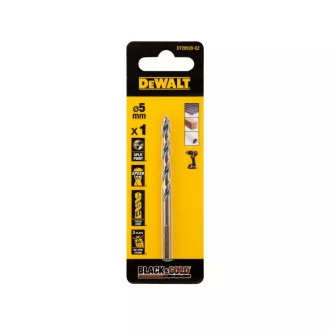 DEWALT BLACK & GOLD Burghiu spirală 5,0 x 86/52 mm HSS