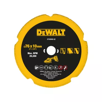 DEWALT Disc diamantat universal 76 x 10 x 1,0 x 1,8 mm
