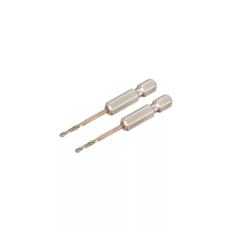   DEWALT BLACK & GOLD Burghiu spirală 2,0 x 55/12 mm HSS cu prindere 1/4" HEX (2 buc)