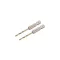 DEWALT BLACK & GOLD Burghiu spiralat 2,5 x 60/15 mm HSS cu prindere 1/4" HEX (2 buc)