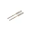 DEWALT BLACK & GOLD Burghiu spiralat HSS 3,0 x 75/26 mm cu prindere 1/4" HEX (set 2 buc)
