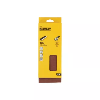 DEWALT Bandă abrazivă 100 x 560 mm / P100 (3 buc)