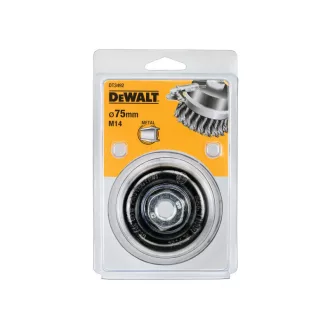 DEWALT Perie pentru vase 75 mm x M14 răsucită