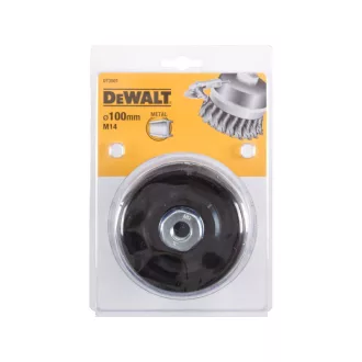DEWALT Perie sârmă răsucită pentru vas 100 mm x M14