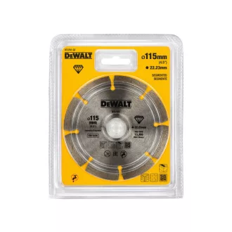   DEWALT Disc diamantat universal segmentat 115 x 2,1 x 7,0 x 22,2 mm