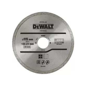   DEWALT Disc diamantat universal continuu 115 x 1,6 x 5,0 x 22,2 mm