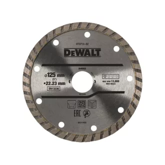   DEWALT Disc diamant universal de tăiere 125 x 2,2 x 7,0 x 22,2 mm turbo