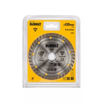   DEWALT Disc diamant universal de tăiere 125 x 2,2 x 7,0 x 22,2 mm turbo