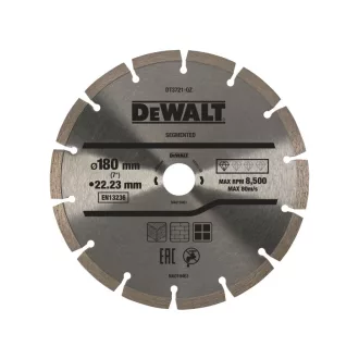   DEWALT Disc diamantat universal segmentat 180 x 2,4 x 7,0 x 22,2 mm