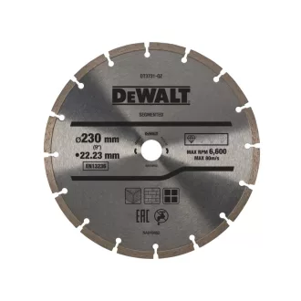   DEWALT Disc diamantat universal segmentat 230 x 2,4 x 7,0 x 22,2 mm