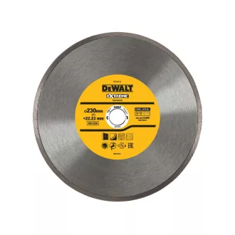   DEWALT DISC DIAMANTAT PENTRU TĂIEREA FAIANȚEI 230 x 2,1 x 7,0 x 22,2 mm, continuu