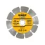 DEWALT Disc diamantat segmentat pentru beton 125 x 2,0 x 7,5 x 22,2 mm