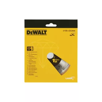   DEWALT Disc diamantat segmentat pentru beton 125 x 2,0 x 7,5 x 22,2 mm