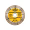 DEWALT Disc de tăiere cu diamant segmentat 125 x 22,2 mm cu două discuri