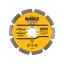 DEWALT Disc diamantat segmentat pentru materiale dure 125 x 2,0 x 7,5 x 22,2 mm