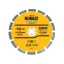 DEWALT Disc diamantat segmentat pentru materiale dure 230 x 2,8 x 8,5 x 22,2 mm