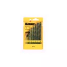 DEWALT Set de burghie elicoidale, 10 piese HSS-R DIN 338 (1,0 - 10 mm)