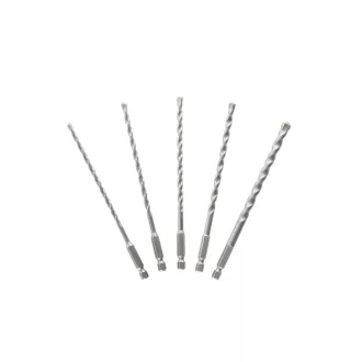   DEWALT Set de burghie pentru piatră 5 piese cu prindere bit 1/4" (4 -8 mm)
