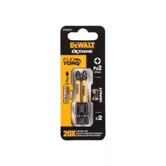 Bit DEWALT Extreme Impact PZ2 x 57 mm (2 buc)