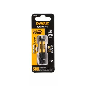 Bit DEWALT Extreme Impact T20 x 57 mm (2 buc)
