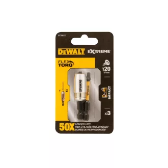Vârf DEWALT Extreme Impact Bit + suport T20 x 50 mm (2 buc)