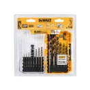 DEWALT BLACK & GOLD Set burghie spiralate 14 piese (1,0 - 8,0 mm)