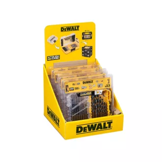   DEWALT BLACK & GOLD Set burghie spiralate 23 piese (1,0 - 12,0 mm)