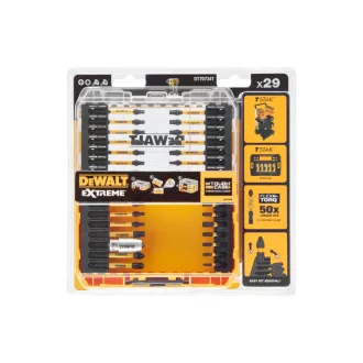 Set de biți DEWALT Flextorq 29 de bucăți