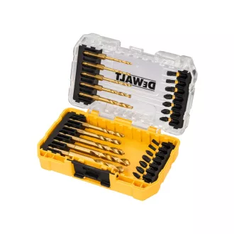 Set de burghie și burghie DEWALT Flextorq 24 de bucăți