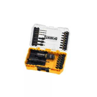   DEWALT FLEXTORQ Set de găurire și bit cu adaptor 24 de piese