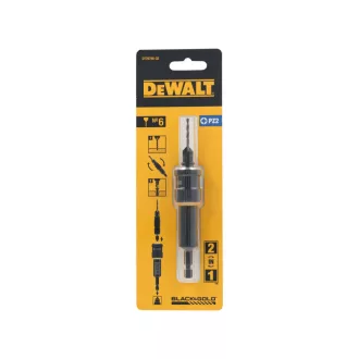   DEWALT Burghiu de înfundat + burghiu preliminar de 6 mm + vârf PZ2 x 25 mm