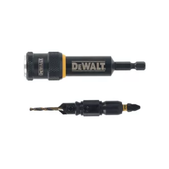   DEWALT Burghiu de înfundat + burghiu preliminar de 8 mm + vârf PZ2 x 25 mm
