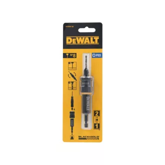   DEWALT Burghiu de înfundat + burghiu preliminar de 8 mm + vârf PZ2 x 25 mm