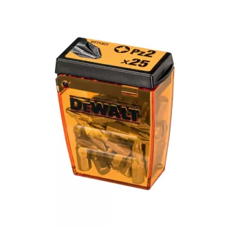 DEWALT Vârf PZ2 x 25 mm într-o cutie Tough Case (25 buc)