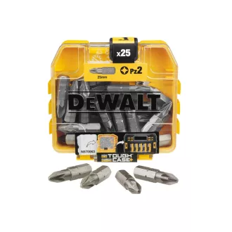 DEWALT Vârf PZ2 x 25 mm într-o cutie Tough Case (25 buc)