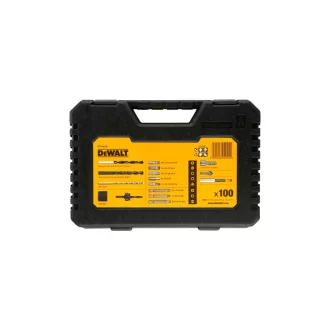 DEWALT Set de vârfuri și burghie 100 de piese