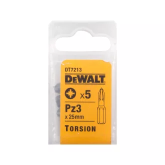 Vârf de bit DEWALT PZ3 x 25 mm (5 buc)